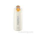 400 ml UNCAP 304 in acciaio inossidabile tazza di aspirazione bottiglia d&#39;acqua con bottiglia di paglia